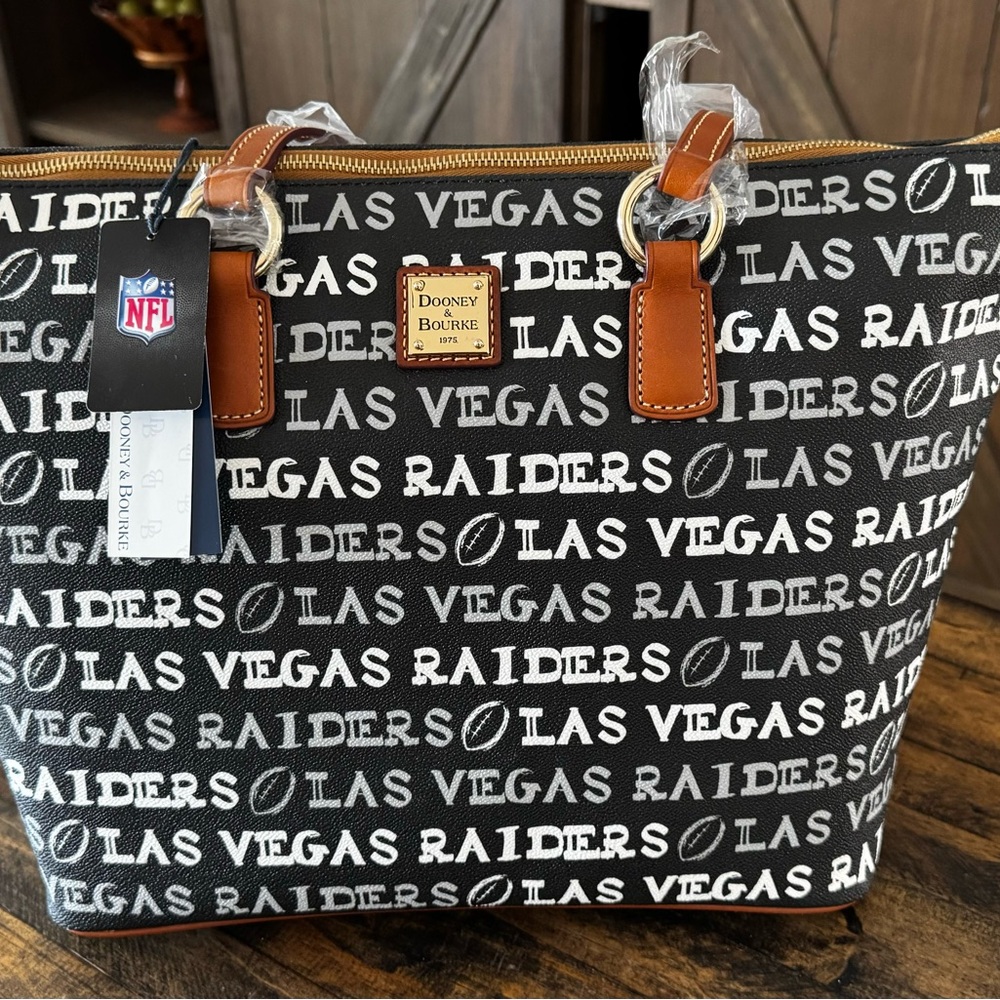 Dooney & Bourke Las Vegas Raiders tote. Brand new with tags.